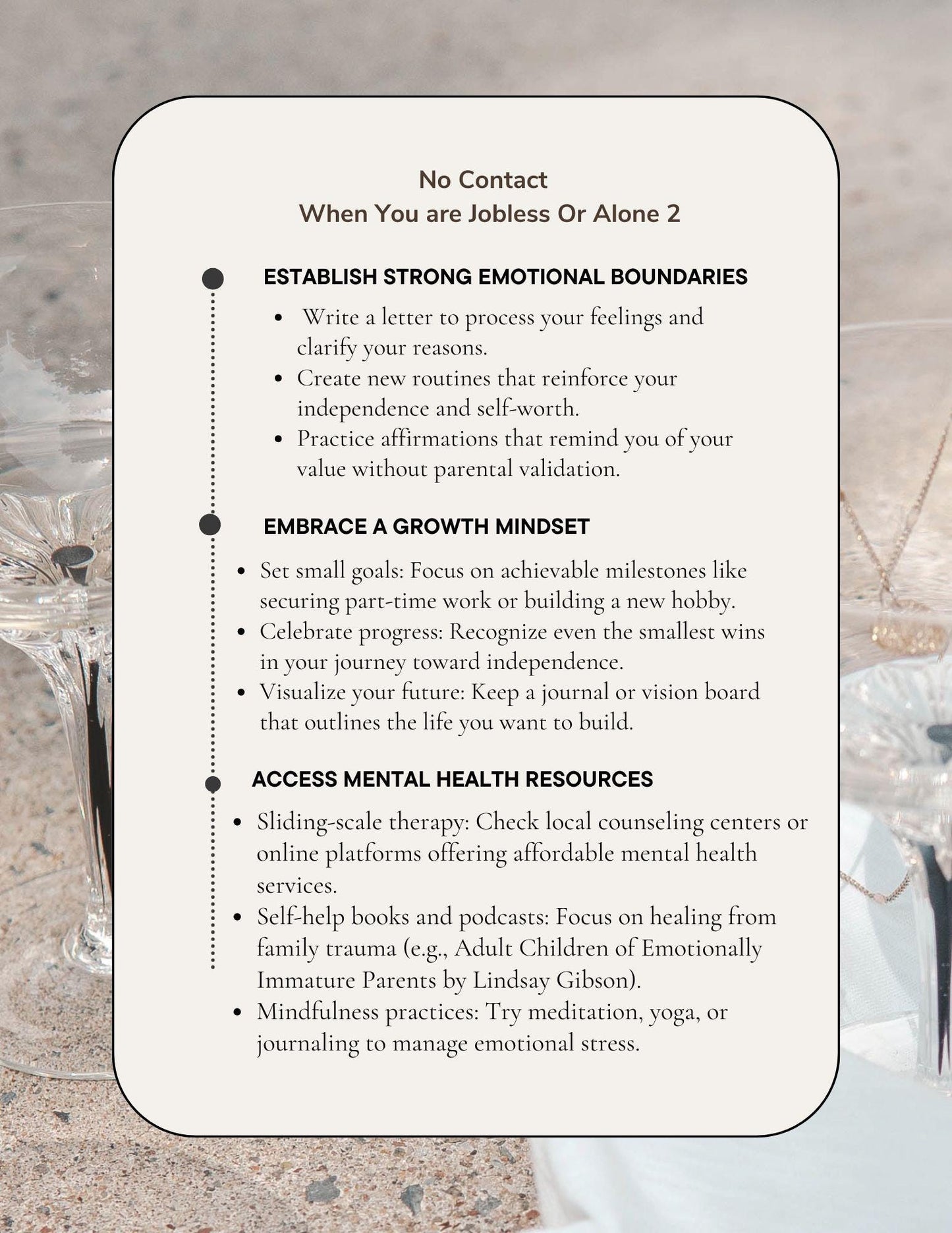 Toxic Relationship Recovery Worksheet, No Contact Strategy, Self-Growth Worksheet